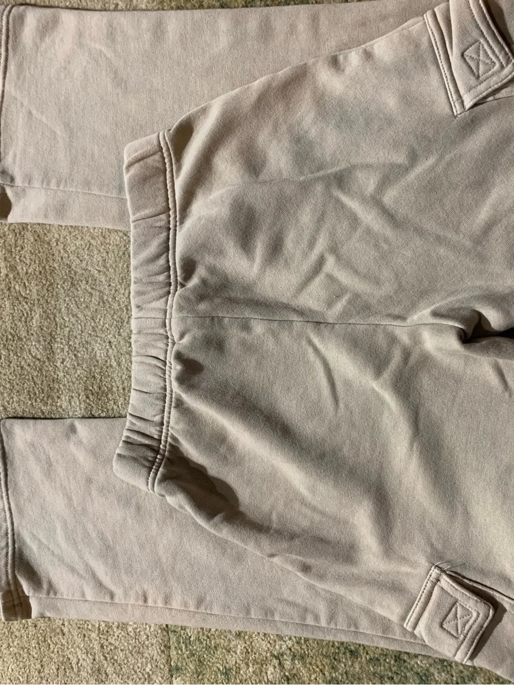 Kids Cargo Sweatpants - Grey & Beige